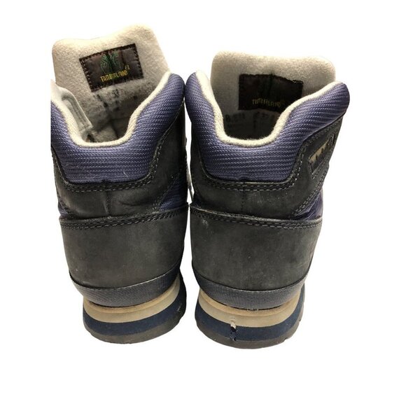 TIMBERLAND WOMEN NAVY LACE UP BOOTS 8.5 M - Picture 6 of 10